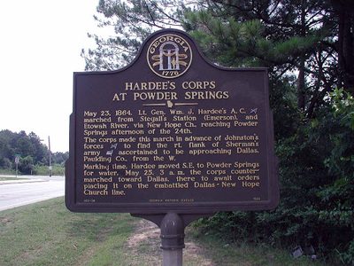 Hardee's Corps at Powder Springs