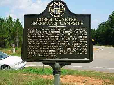 Cobb's Quarter, Sherman's Campsite
