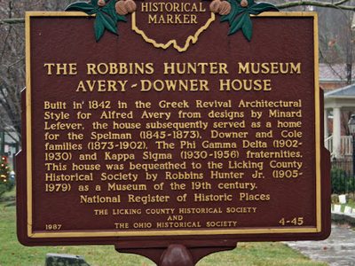 Robbins Hunter Museum Avery-Downer House