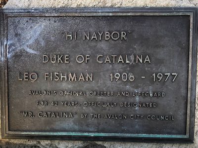 Leo Fishman, "Duke of Catalina"