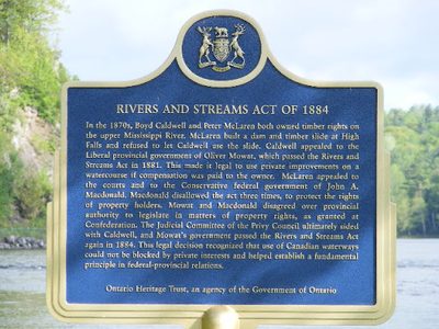 Rivers and Streams Act of 1884