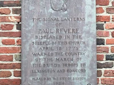 The Signal Lanterns of Paul Revere