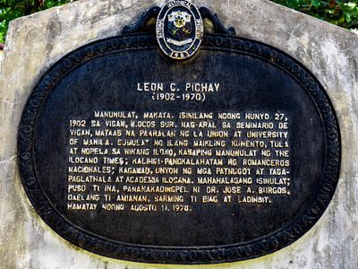Leon C. Pichay historical marker