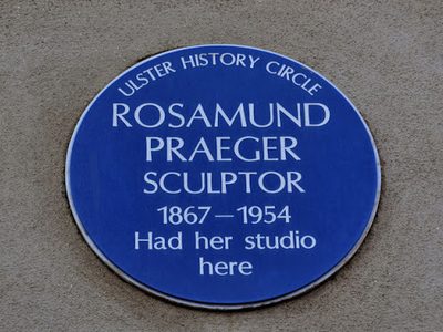 Rosamund Praeger plaque, Holywood