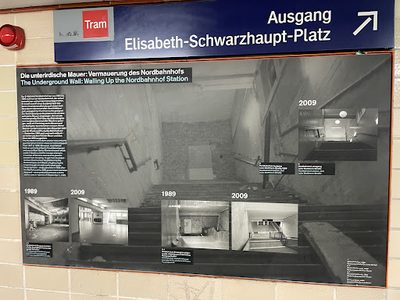 Waalling up the Nordbahnhof Station