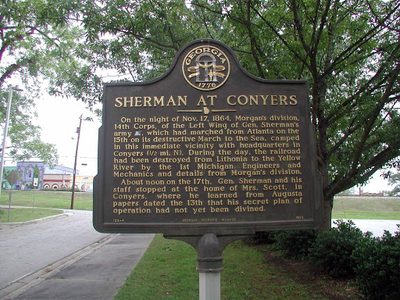 Sherman at Conyers
