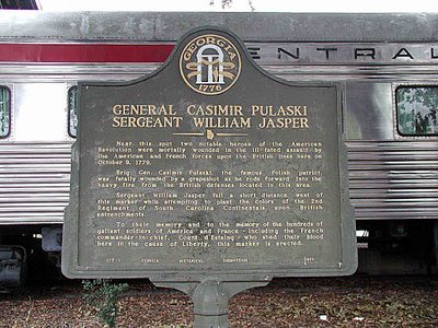 General Casimir Pulaski Sergeant William Jasper
