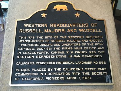 Western Headquarters of the Pony Express