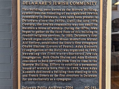 Delaware's Jewish Community