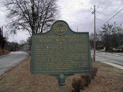 Garrard's Cavalry at Stone Mtn. Depot