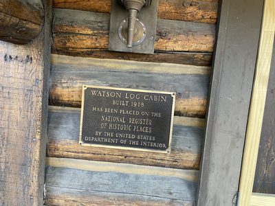 Watson Log Cabin Built 1908