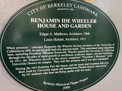 Benjamin Ide Wheeler House and Garden