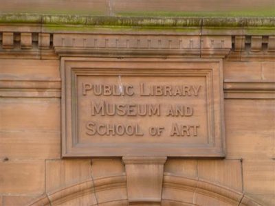 Plaque, Public Library Museum and School of Art