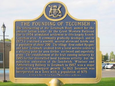 The Founding of Tecumseh