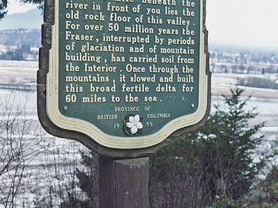 The Fraser Delta (Sign missing)