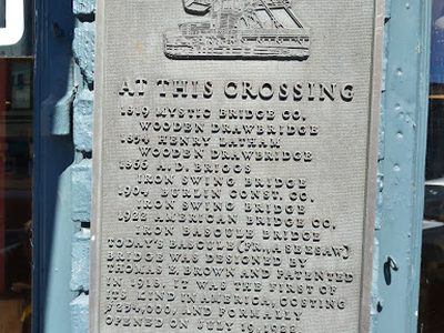 At the crossing