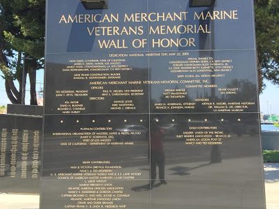 American Merchant Marine Veterans Memorial Wall of Honor
