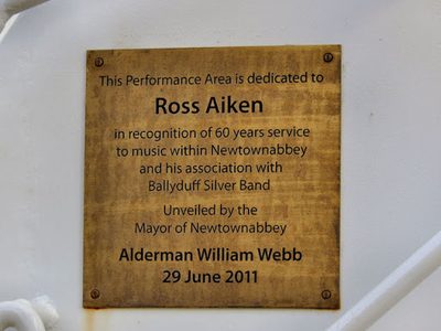 Plaque, Jordanstown
