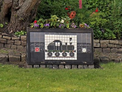 Lancashire & Yorkshire Railway plaque, Hindley railway station
