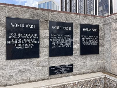 Tucson WWI WWII Korean War Memorial