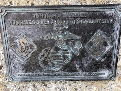 To Honor All Marines Who Have Served Aboard This Gallant Ship