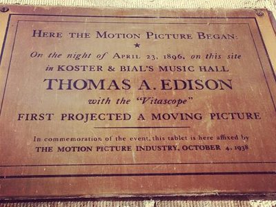 Here the Motion Picture Began