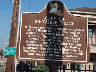 City of Metairie Ridge