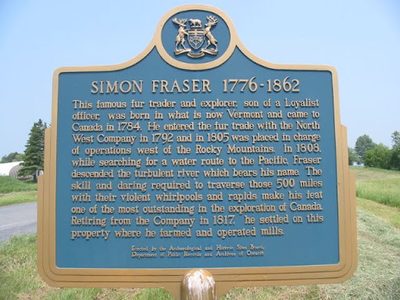 Simon Fraser 1776-1862