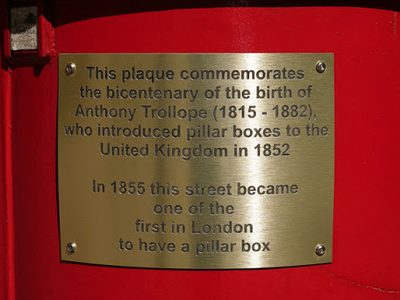 Postbox in Fleet Street, London