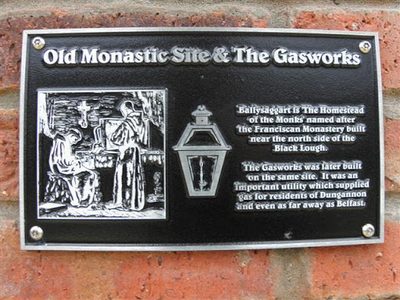 Old Monastic Site & The Gasworks Plaque
