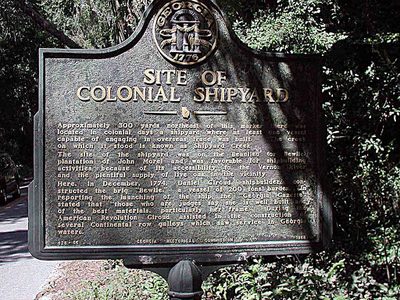 Site of Colonial shipyard