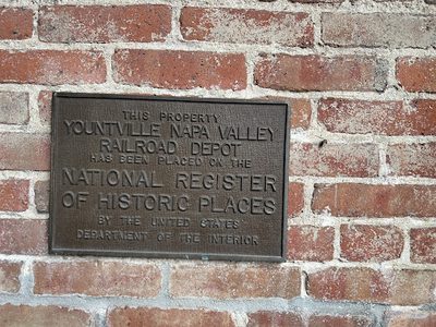 Yountville Napa Valley Railroad Depot