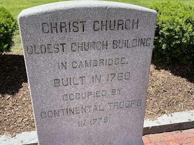 Christ Church Oldest Church Building in Cambridge