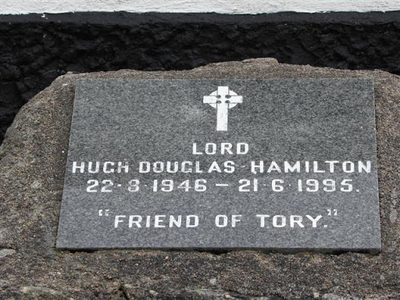 Plaque, Lord Douglas Hamilton