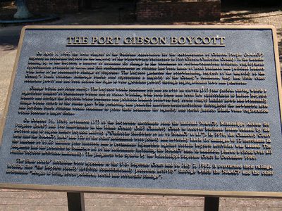 The Port Gibson Boycott