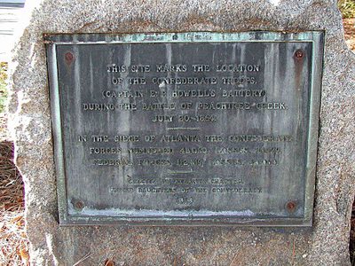 Captain E. P. Howell's Battery - Battle of Peachtree Creek