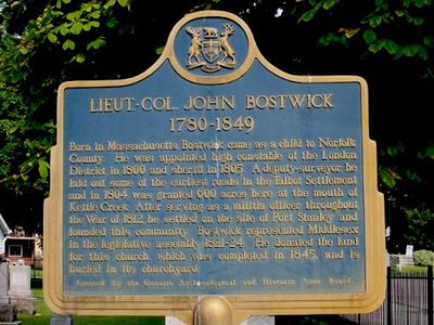 Lieutenant-Colonel John Bostwick 1780-1849
