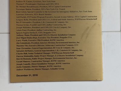 Second Avenue Subway Construction Management Committee