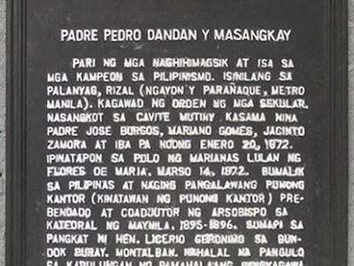 Fr. Pedro Dandan historical marker