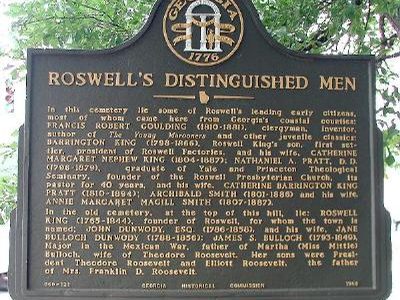 Roswell's Distinguished Men