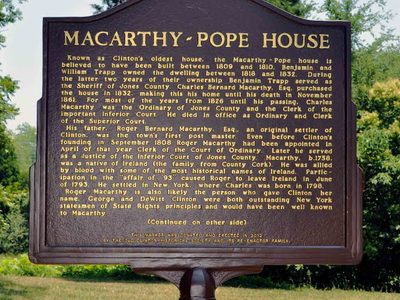 Macarthy ~ Pope House