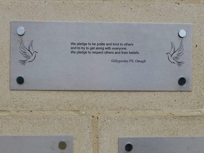 Peace pledge, Gillygooley PS, Omagh