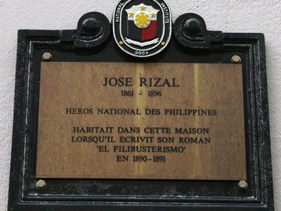 Jose Rizal historical marker