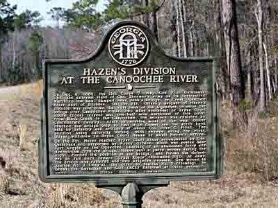 Hazen's Division At The Canoochee River
