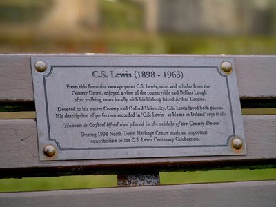 C.S. Lewis plaque, Bangor
