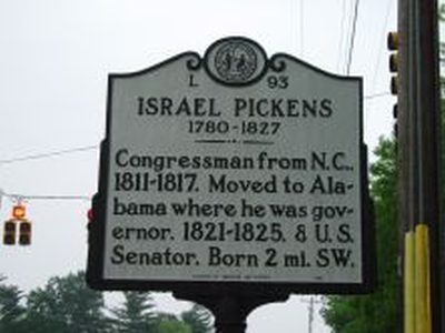 ISRAEL PICKENS 1780-1827