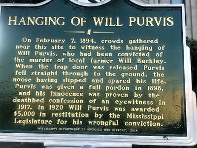 Hanging of Will Purvis