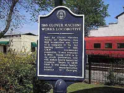 1916 Glover Machine Works Locomotive