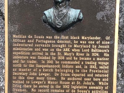 Mathias de Sousa, the first Black Marylander