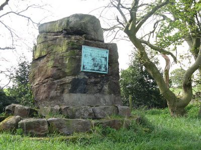 Commemorative plaque in Stocksbridge